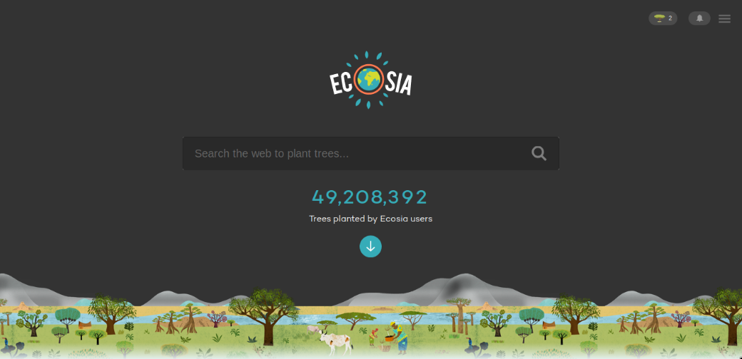 Ecosia Darker